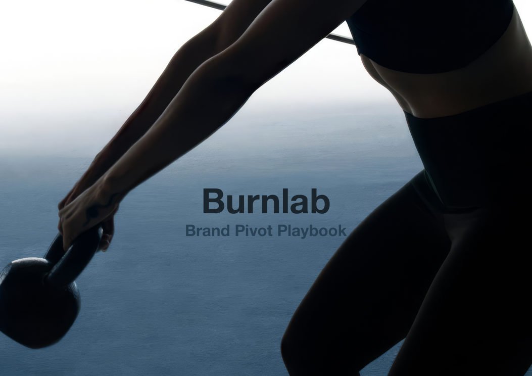 Burnlab brand pivot playbook cover page